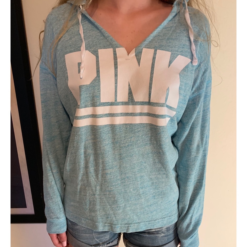Victoria’s Secret PINK Light Blue Sweater